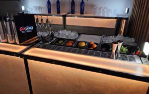 Mobile Theke orange