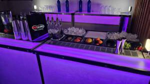 Mobile Theke violett